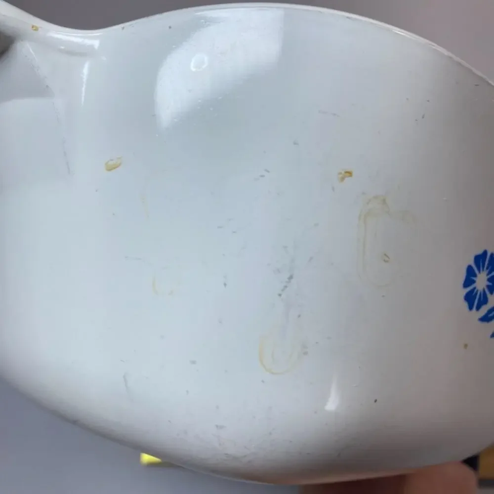 CorningWare Blue Cornflower 1¾ Qt Casserole Dish • Vintage • No Lid